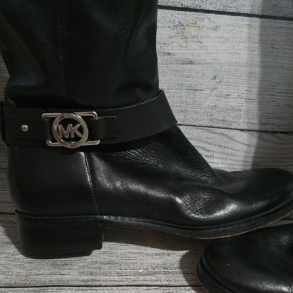Michael Kors Black Over the Knee Boots - Picture 5 of 7